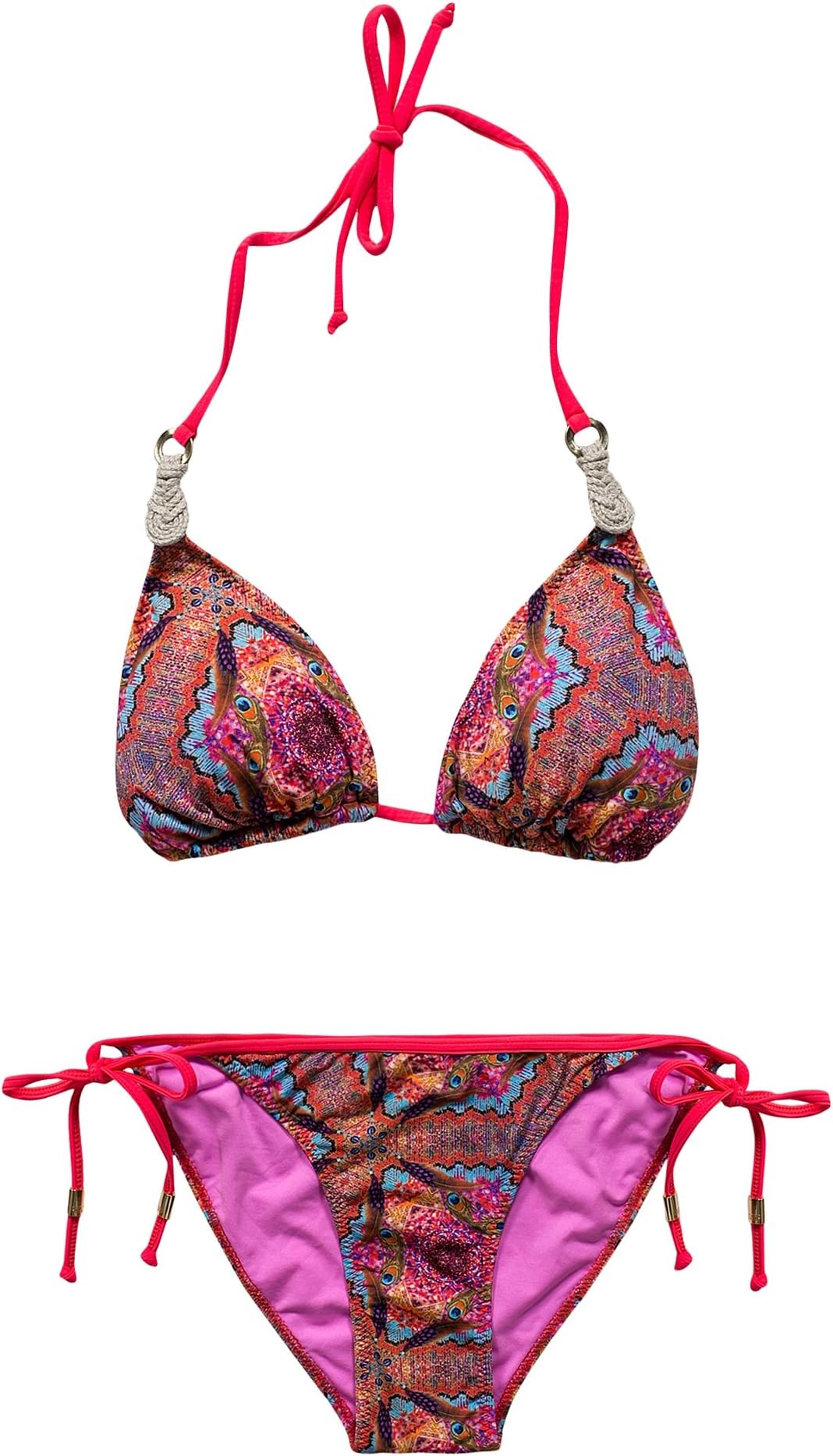 Phax Swimwear Women's Gavota Full Panty Coral Size Small 78% polyamide and 22% elastane.