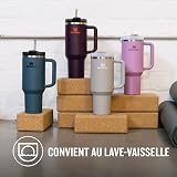 STANLEY Quencher H2.0 FlowState Mug Isotherme avec Paille 1.2L - Froid Pendant 11 Heures - Glacé Pendant 48 Heures - Thermos Lavable au Lave-Vaisselle - Gourde Inox Sans BPA - Plum - 6