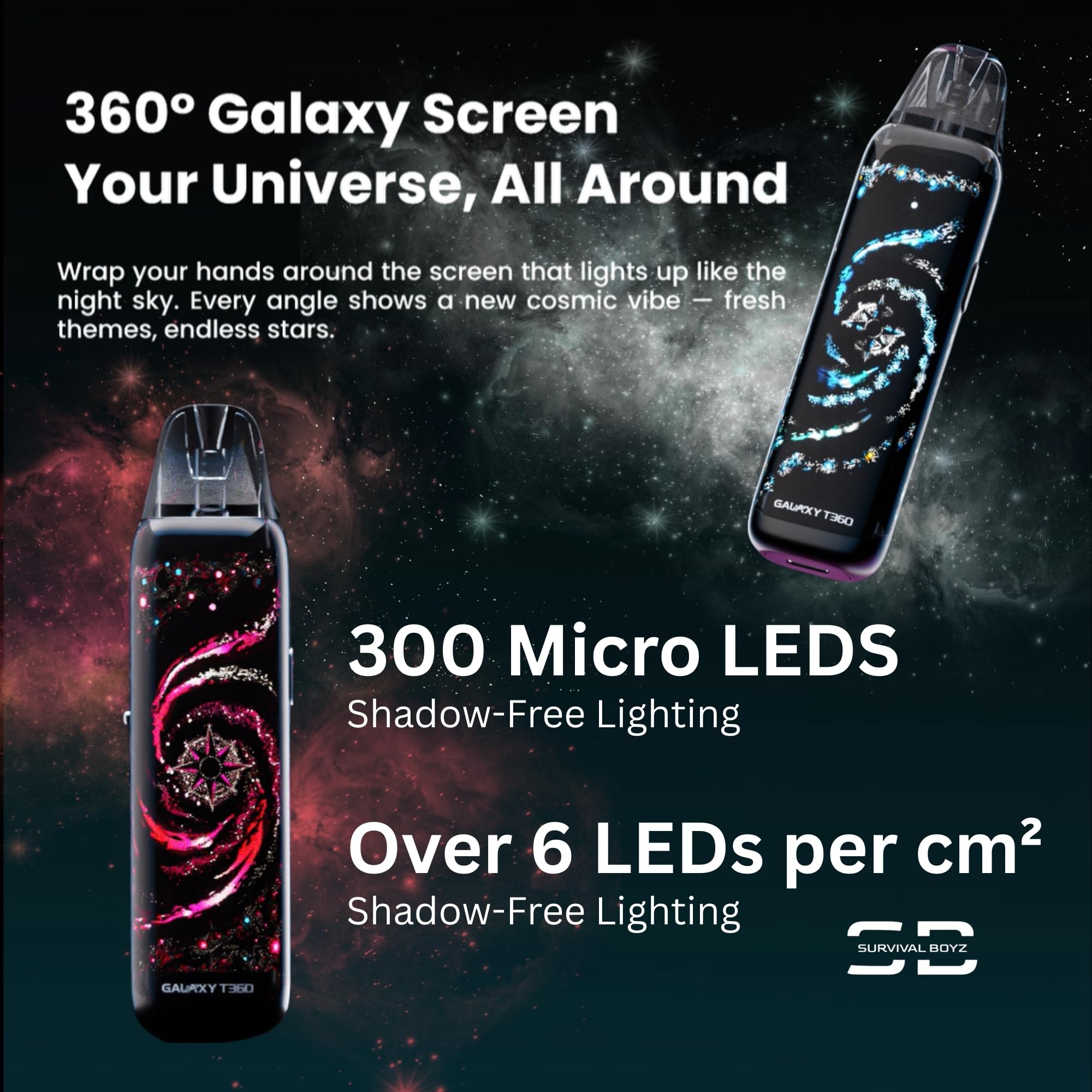 Lost Vape Galaxy T360 [Sakura Galaxy] - Available in 3 colours