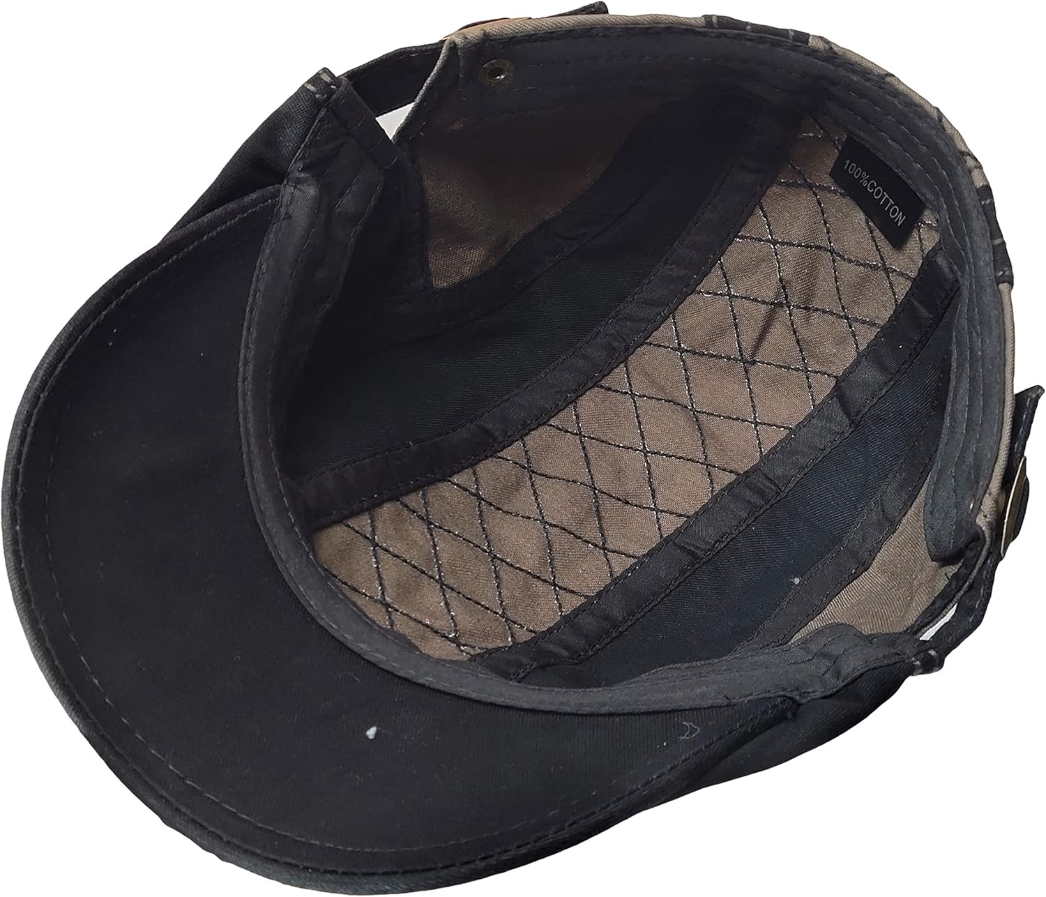 2 Pack Men's Cotton Flat Cap Ivy Gatsby Newsboy Hat - Image 2