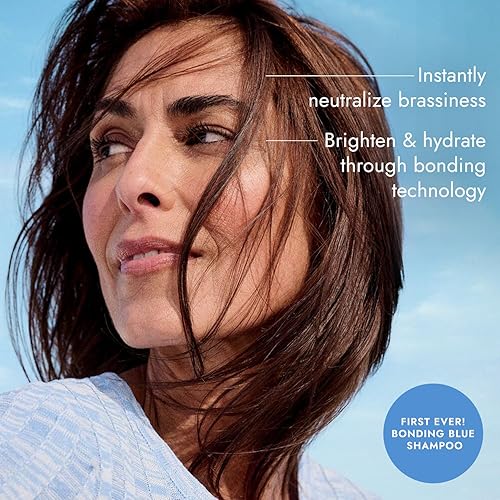 Miniatura 2 de Bonding Blue Champú, Netraliza el cobrizo para morenas, hidratante, libre de crueldad, vegano, sin parabenos, 8 onzas
