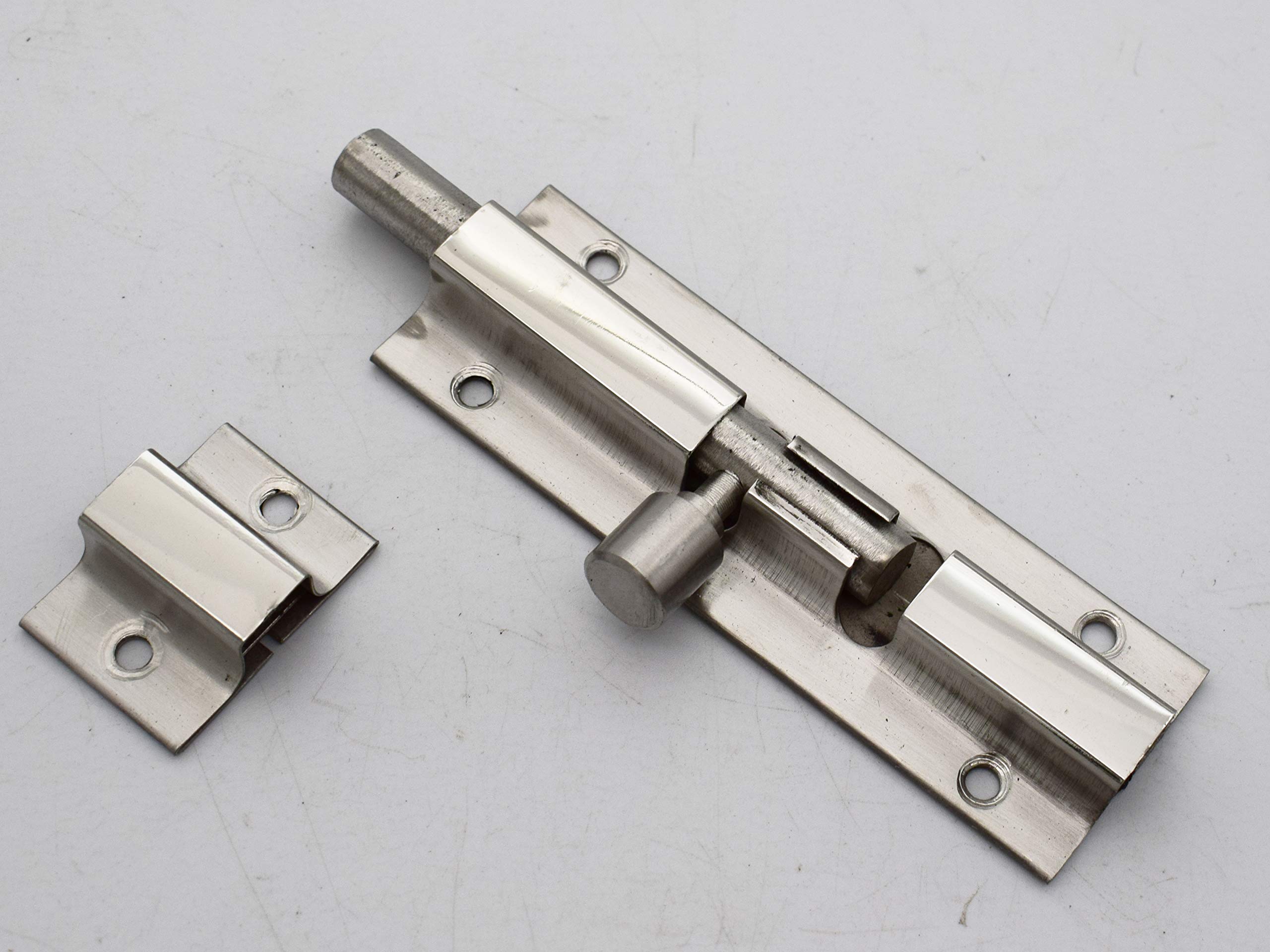 RAB Tower Bolt Stainless Steel, Slide Bolt/Lock for Door and Window (Code:- SS 5 Matt, Size- 3", Finish- CP TT, Pack of 2 PCS)-image-48