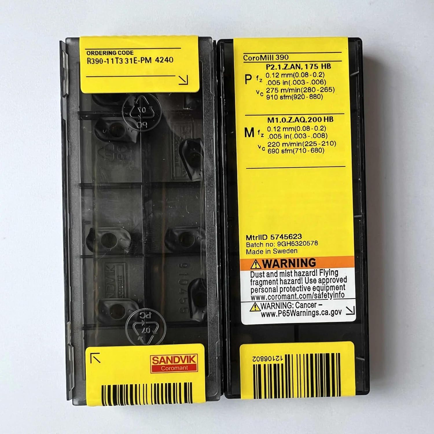 R390-11T331E-PM 4240 Carbide CNC Blade Pack of 10