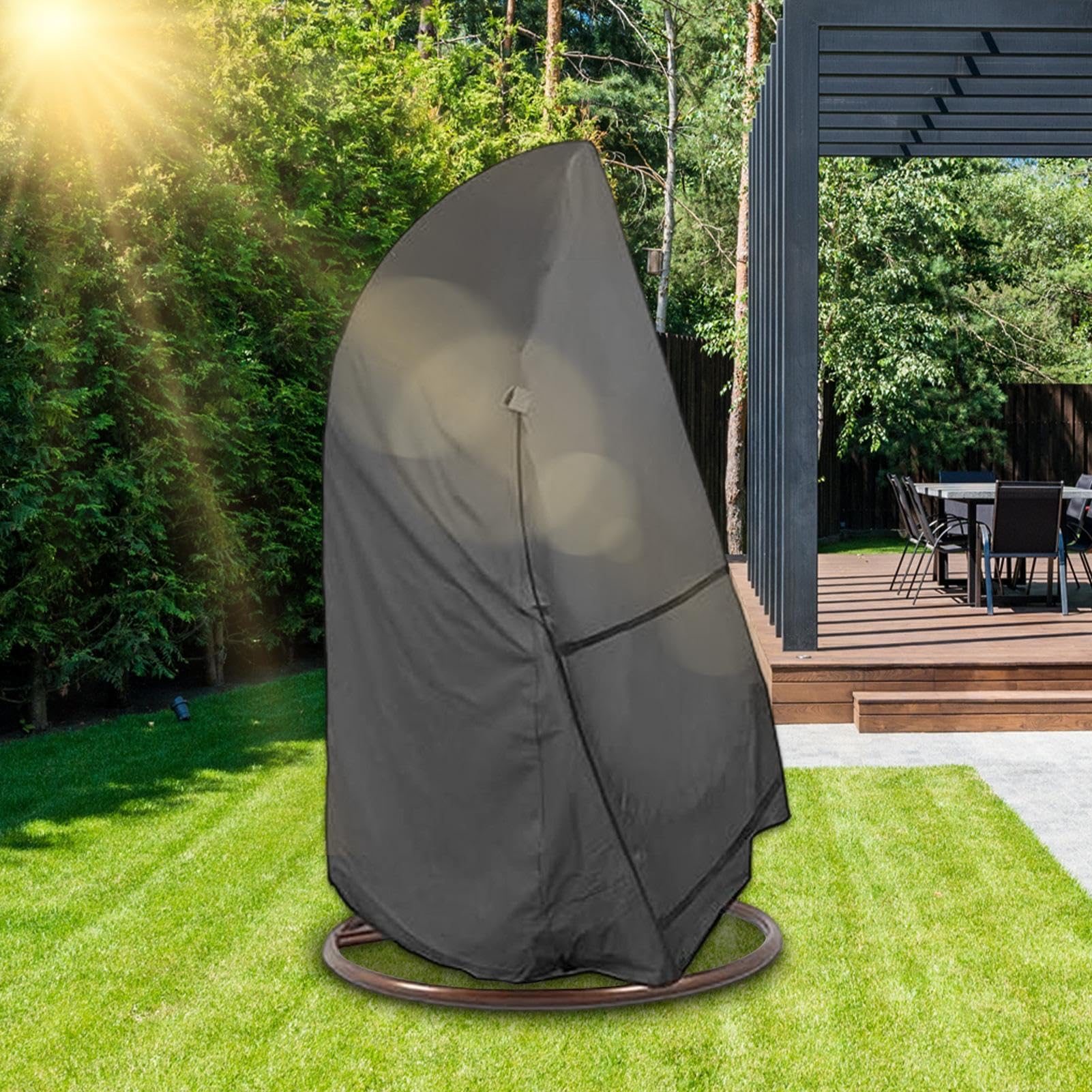 Coperture Impermeabili Sedie Da Esterno Protettore Antipolvere Per Sedile A | Coperture Sedie Resistenti E Robuste per Patio Giardino Balcone Sala Soggiorno Hotel Piscina