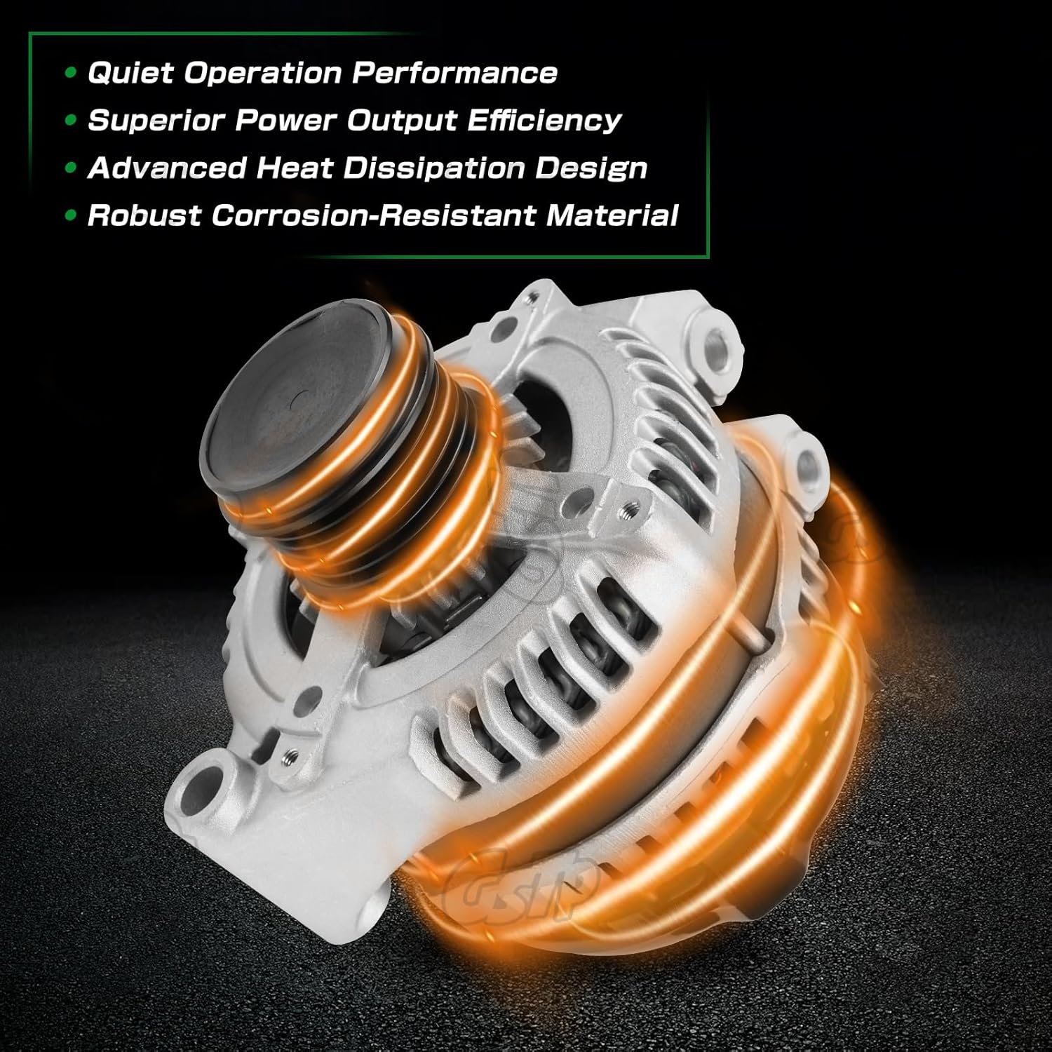 Alternator 3.6 V6 Compatible with Dodge Avenger 2011-2014, Grand Caravan 11-20, Journey 11-19, for Chrysler 200 11-14, Town Country 11-16, for Ram C/V 2012-2015, for VW Routan 11-14 Replace 4801624AD