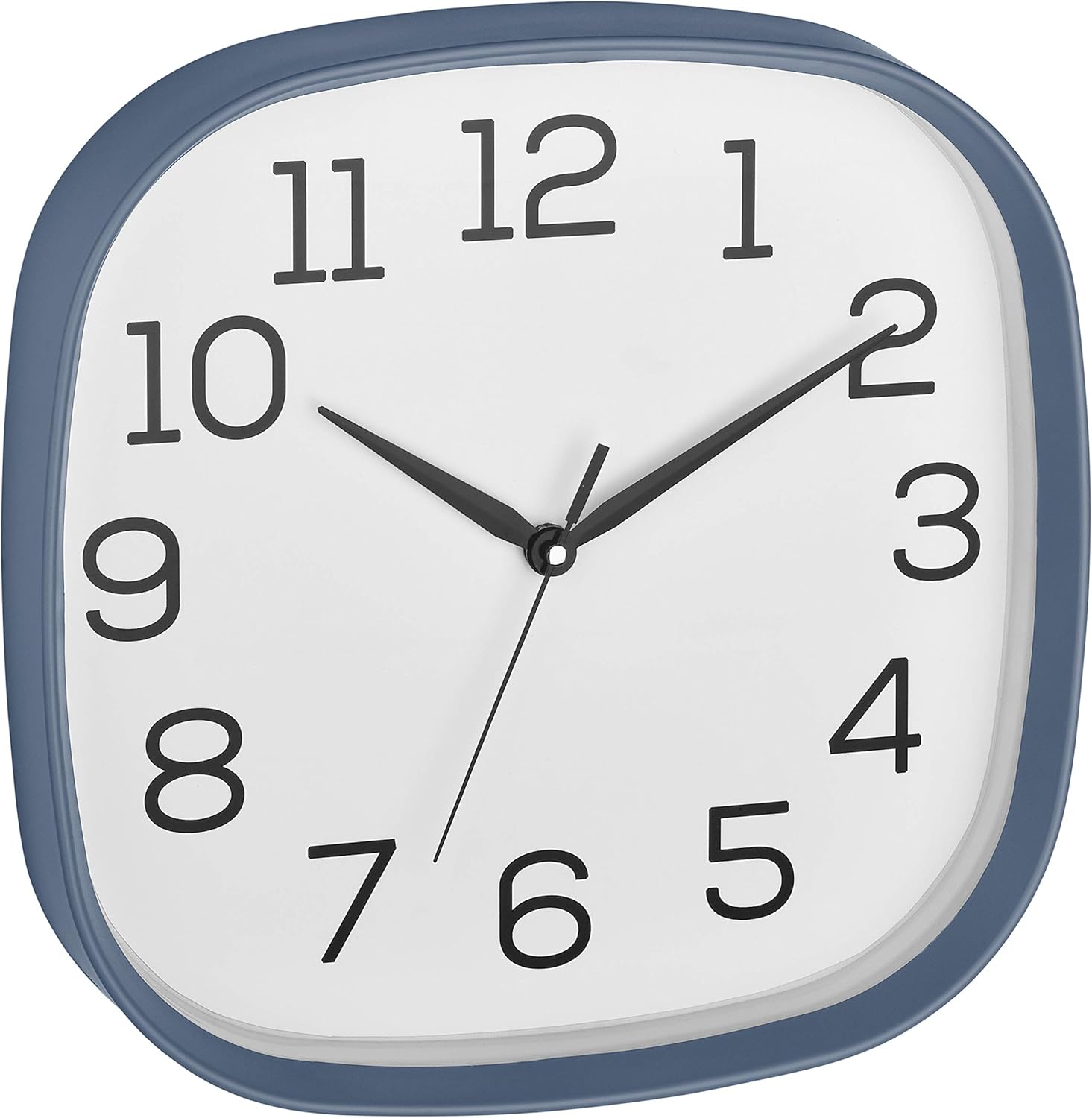TFA Dostmann Dove Blue Analogue Wall Clock with Silent Sweep Drive Glass Cover 295 x 55 x 295 mm (L) 20.3053.06