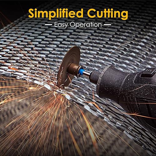 Miniatura 32 de Juego de 44 ruedas de corte compatibles con plástico para herramienta giratoria, hojas de sierra circular HSS, 6 unidades, discos de corte