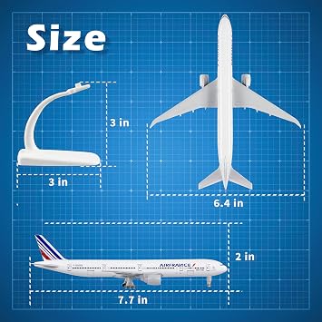 Lose Fun Park 1/300 Diecast Airplanes Model Airplane Air France Boeing 777 Plane Model for Collections & Gifts