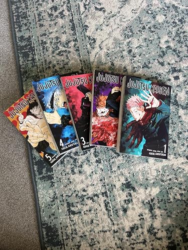 Jujutsu Kaisen Series Vol 1-5 Books Collection Set By Gege Akutami