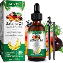 Batana Hair Oil with Rosemary 60 ml Vegan - Oil for Hair Growth Anti-Hair Loss Scalp Care Moisturises & Regenerates Damaged Hair Repairs Split Ends Nourishing Oil for Thin Hair