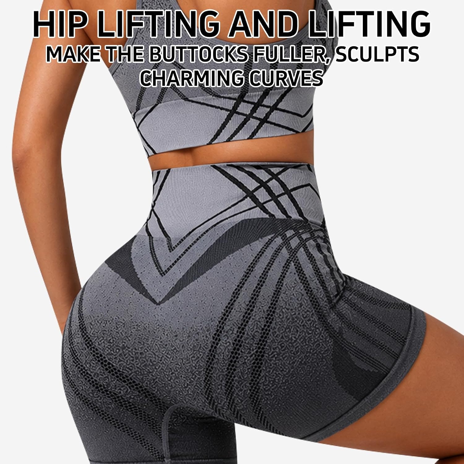 Women’S Seamless Workout Sets 2 Piece Sports Bras Shorts Gym Clothes Work Out Top Athletic Matching Cute Biker image 5