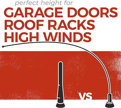 Miniatura 3 de CravenSpeed Antena rechoncha compatible con Mazda 5 1999-2015  4 pulgadas  Reemplazo de antena corta  Fabricado en los Estados Unidos