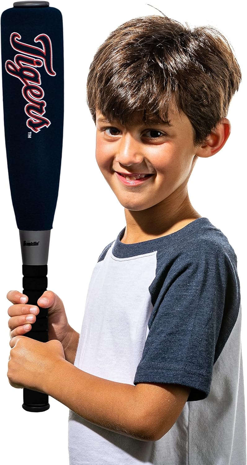 Franklin Sports MLB Jumbo Foam Baseball Bat + Ball Sets - Kids Oversize Foam Baseball Bats + Soft Baseballs - Indoor + Outdoor Youth Baseball Toy - MLB Team Baseball Bat + Ball Sets