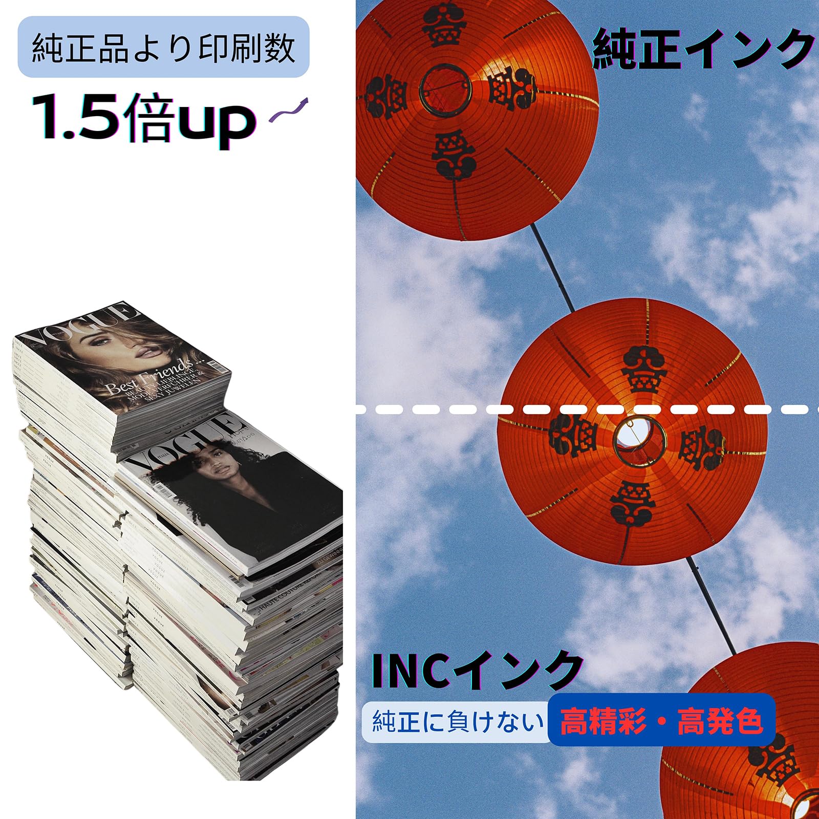Amazon.co.jp: BC-365XL+BC-366XL 各1個セット 互換 詰め替えインク