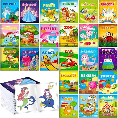 Aannanl 24 Pack Libros para Colorear Niños - Detalle Cumpleaños Infantiles