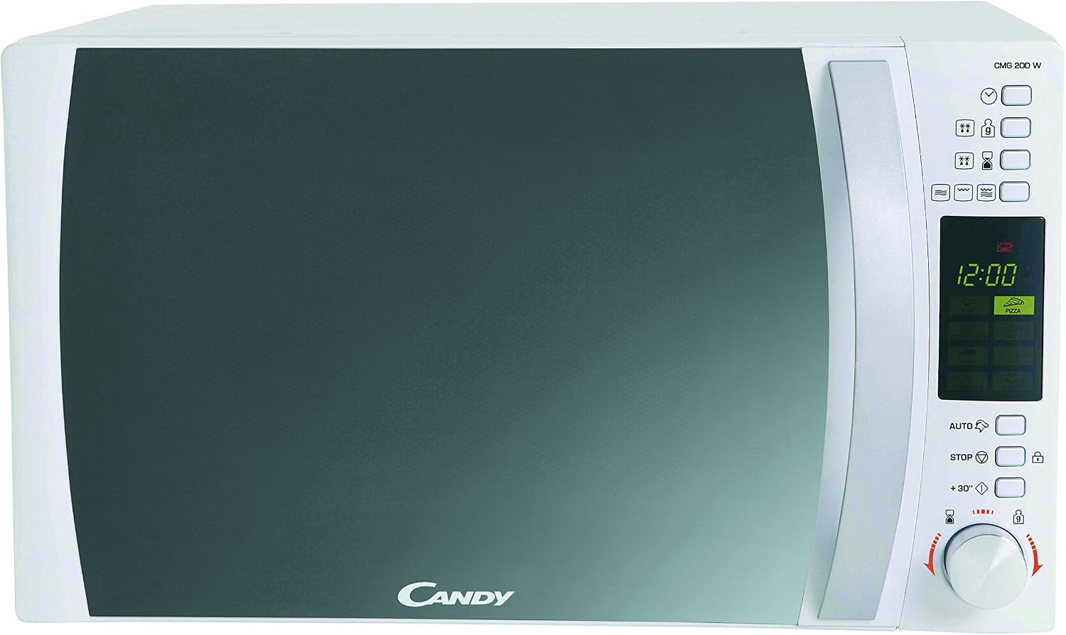 Candy 38000148 CMG 20 DW 20 litros. Microondas:800 W/Grill:1000 W. Display  Digital. Color: Blanco, 1250 : Amazon.es: Hogar y cocina