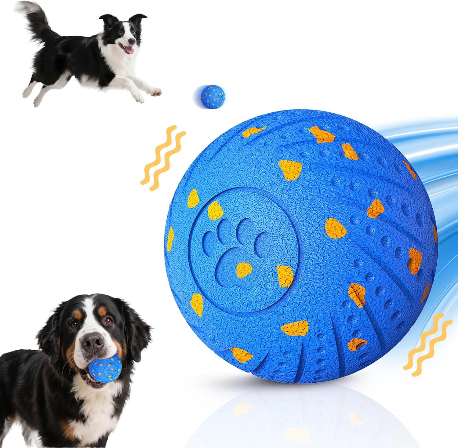 Good Interactive Canine Ball – 3 Mode Auto-Bouncing Ball for Medium/Massive Canines, Chew Proof E-TPU, USB-C Quick Cost, IP54 Waterproof, Dwelling-Alone Nervousness Reduction Toy for Busy Pet Mother and father