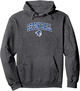 Seton Hall Pirates Arch Over Dark Heather Pullover Hoodie