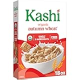 Kashi Breakfast Cereal, Organic, Whole Grain, Autumn Wheat, 18oz Box (1 Box)