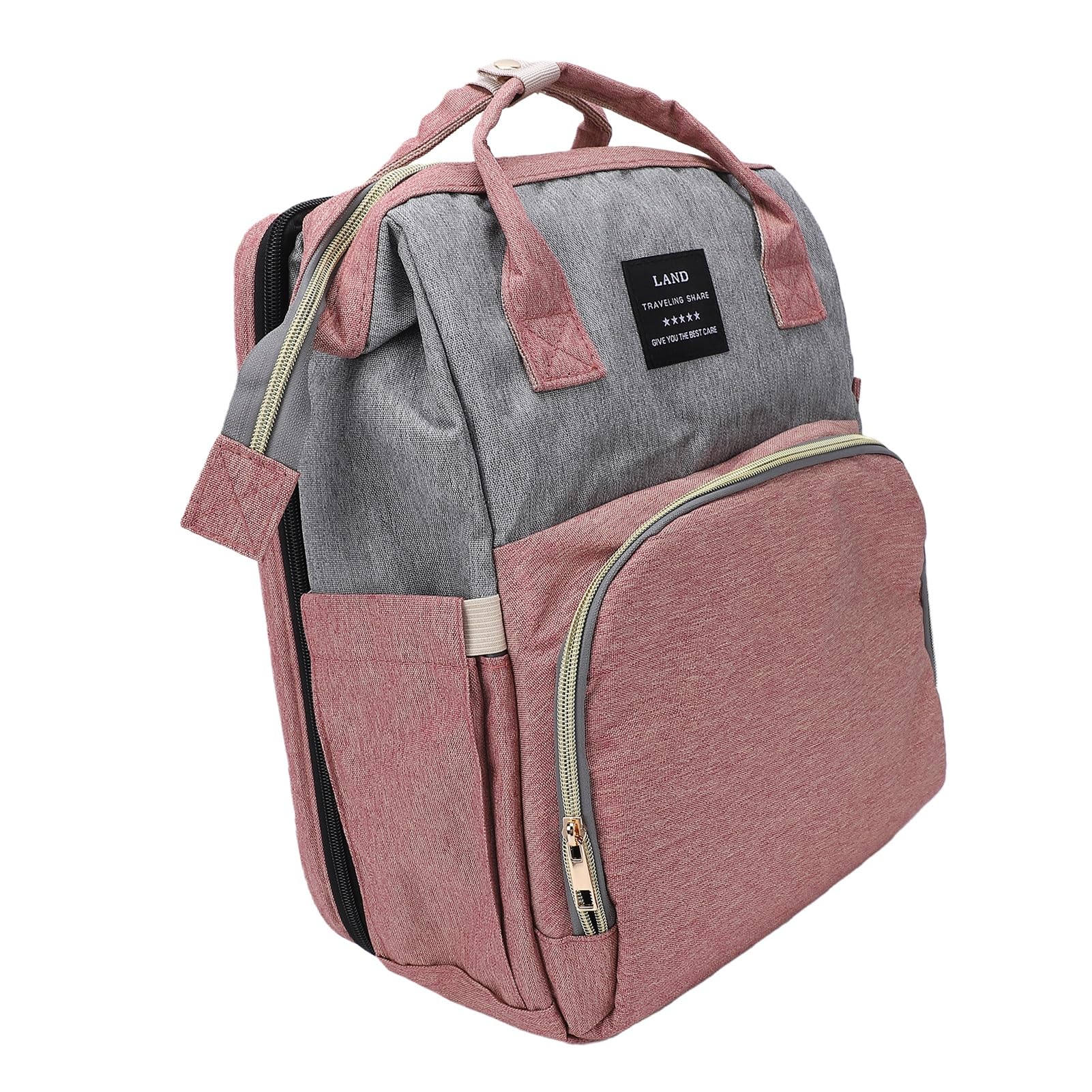 Brrnoo Borsa per Pannolini [Marca] Zaino da Viaggio Multifunzione di Grande capacità con Fasciatoio Tasche Multiple per le Vacanze All'aria Aperta della Mamma e del Bambino