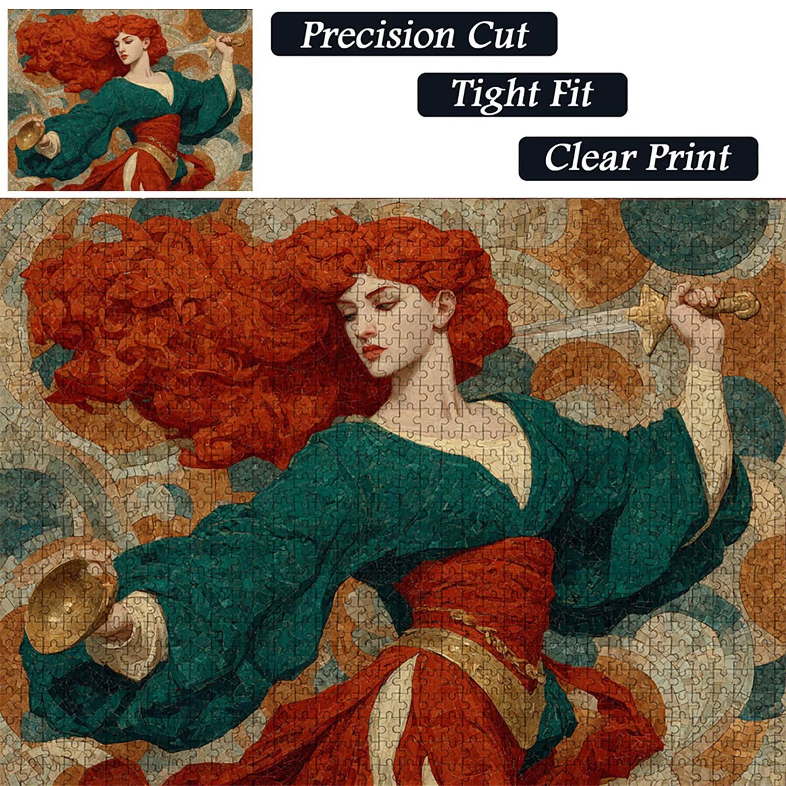 Damskie drewniane puzzle 2000 sztuk, abstrakcyjne puzzle dla dorosłych z pudełkiem 99 x 70 cm, łamigłówki, dla mężczyzn kobiet nastolatek, kreatywne gry logiczne, dekoracja domu prezent, 7-6881