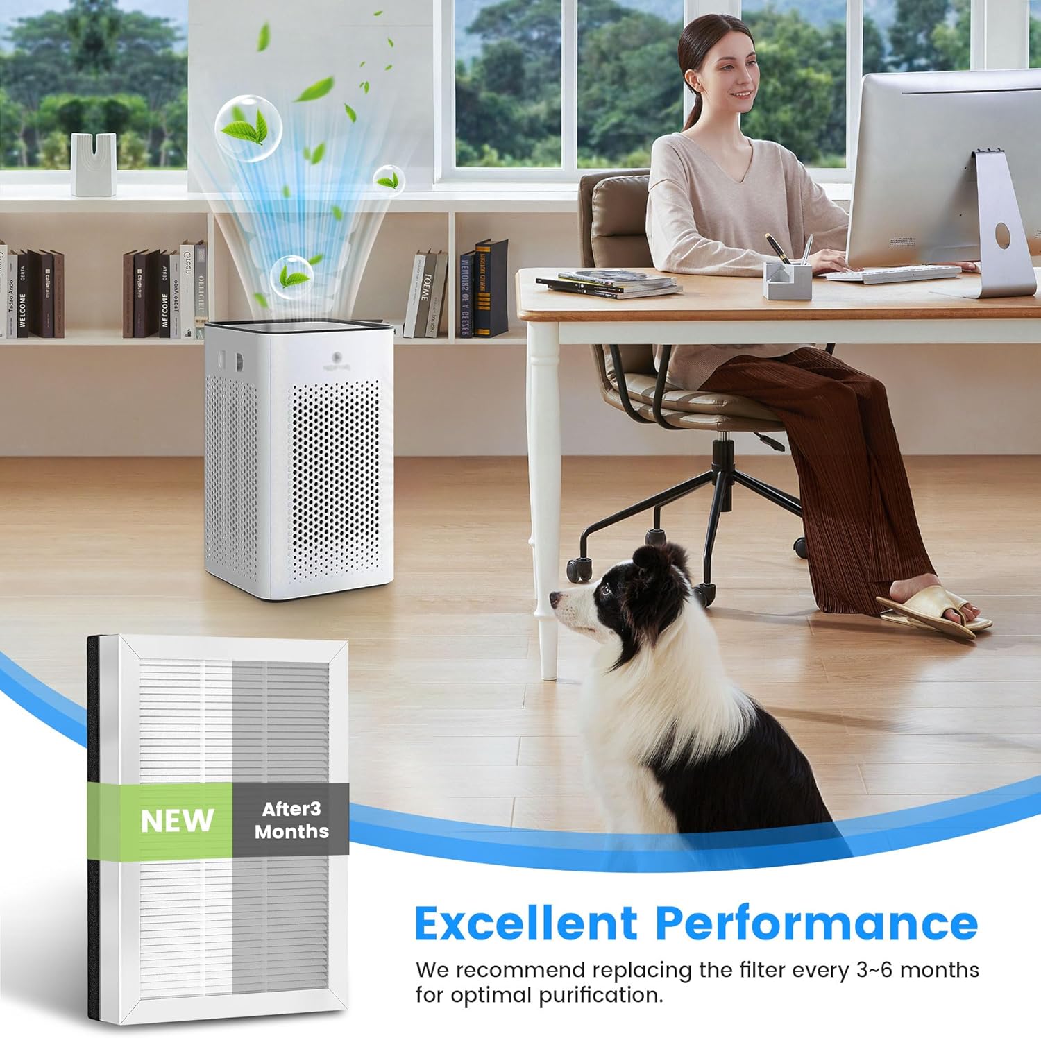 MA 25 Replacement Filter for MA-25 Air Purifier S1/W1/B1, 3-in-1 High-Efficiency Filtration System, H13 True HEPA Filter and Activated Carbon Filter, 4 Pack - Image 6