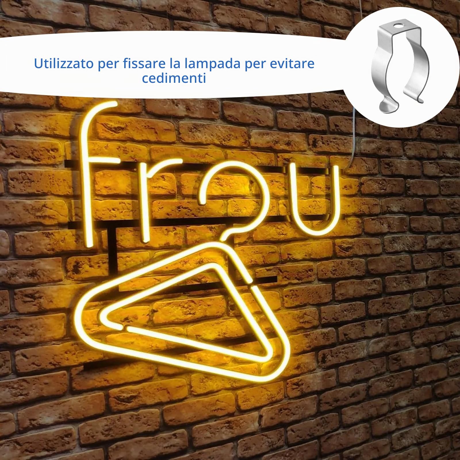 10 Pezzi Supporto Lampada Tubolare Clip, Fibbia di Montaggio T8, Clip per Attrezzi, Molla in Acciaio, 35-40 mm, Adatto per Lampade Tubolari e Fluorescenti