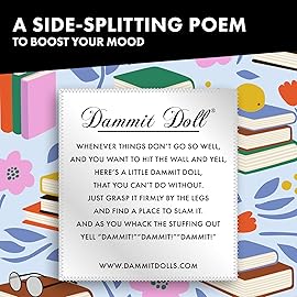 Dammit Doll - Limited Edition - Dammit Book Garden Doll - Stress Relief, Gag Gift