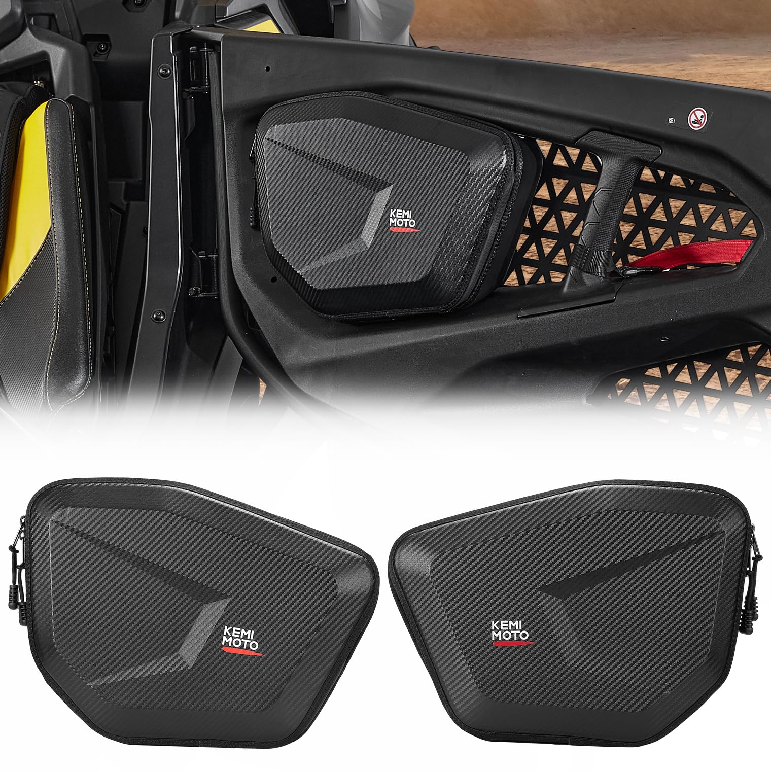 Bolsas semirrígidas para puerta superior de acabado EVA prémium para Maverick R