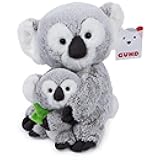 GUND Zozo The Koala Bear with Joey Plush, Stuffed Animal for Ages 1 and Up, Gray/White, 10”