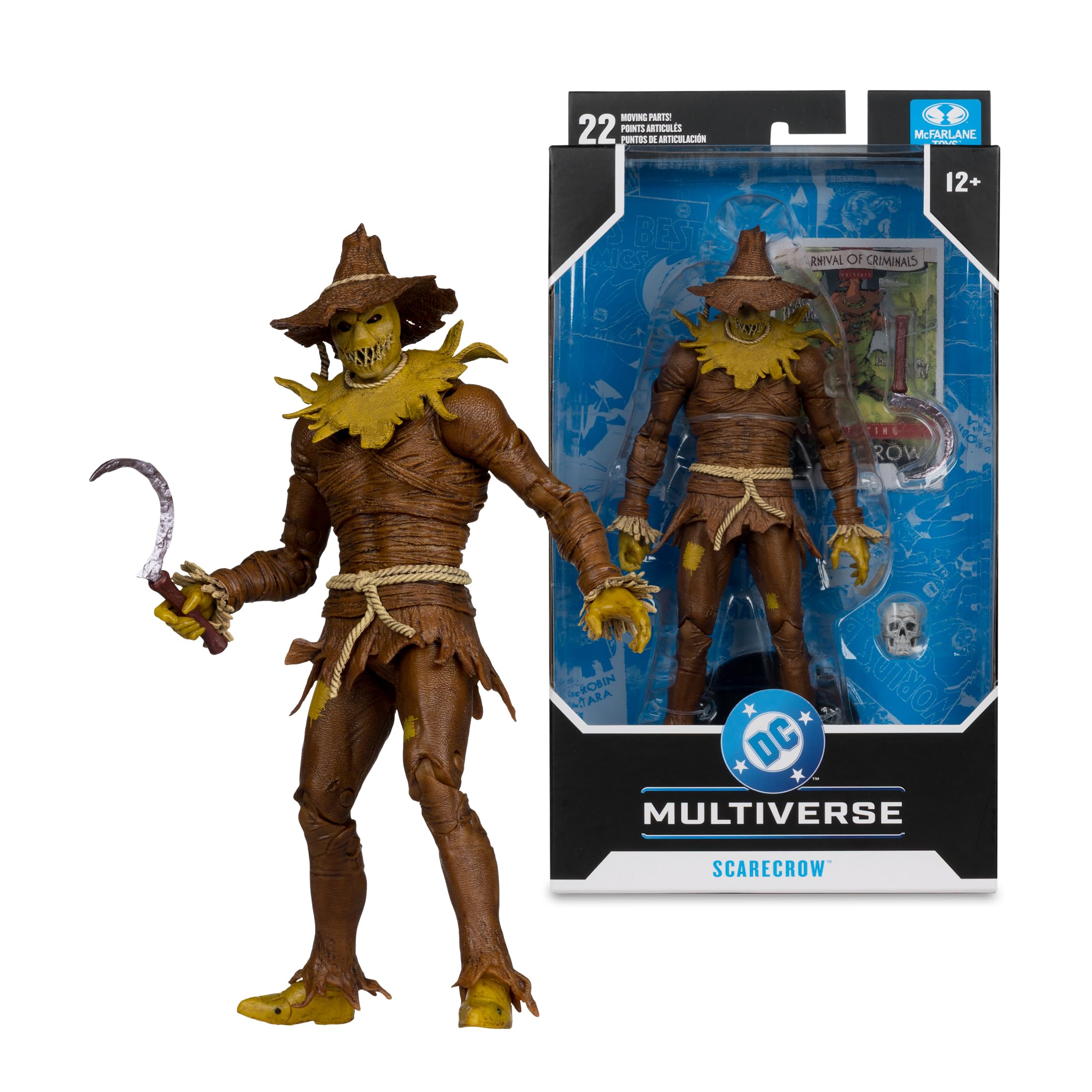 McFarlane Toys - DC Multiverse Scarecrow (DC Classic) Figura de acción de 7 Pulgadas