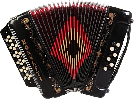 Rossetti, 34-Key Accordion ROS3412-GCF-BK