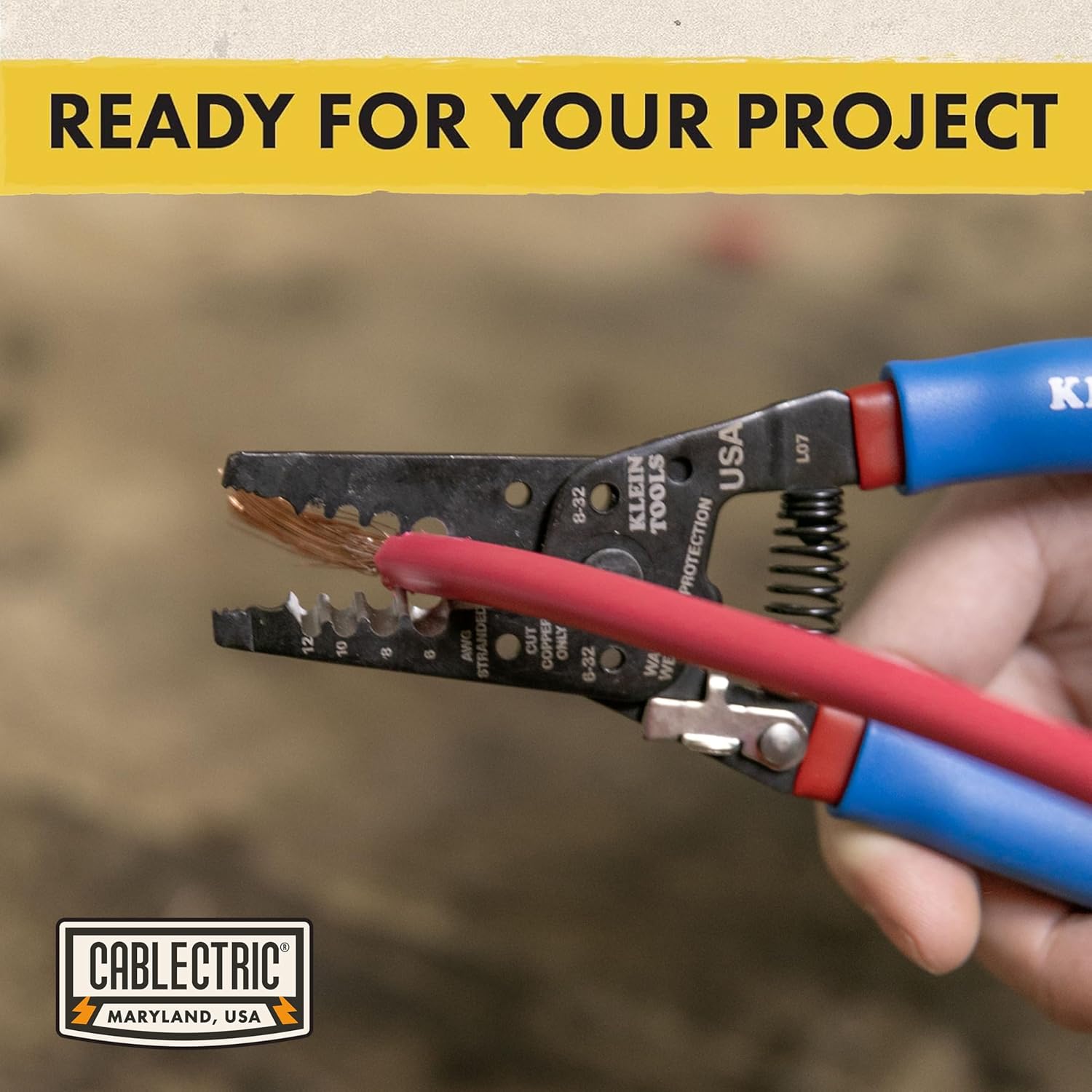 50 ft 6 Gauge Wire - 2 Pack 50ft Copper Clad Aluminum Primary Cable 6 AWG Heavy Duty with Wire Lug Terminal Connectors and Heat Shrink Tube