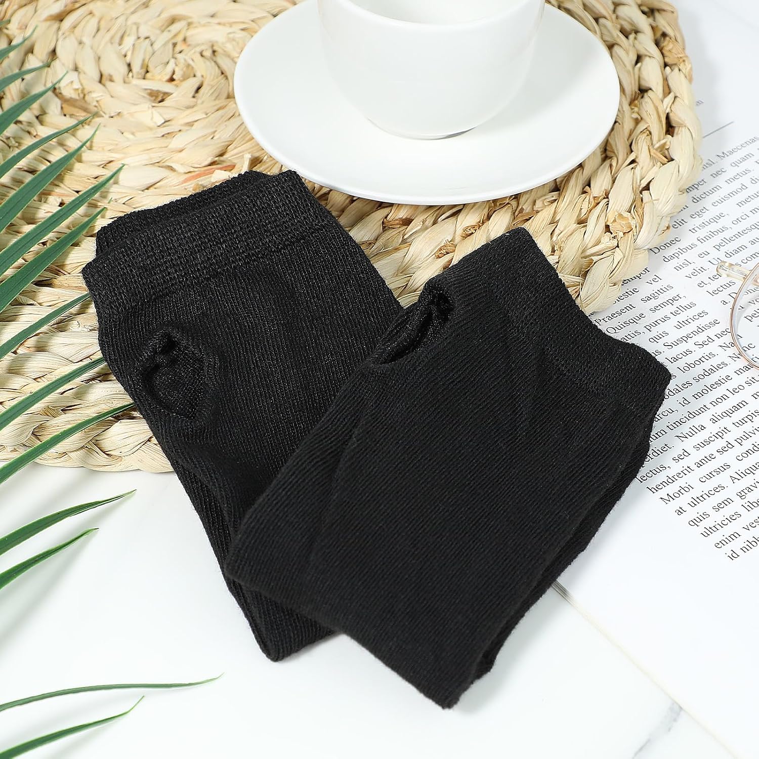 Arm Cast Cover, 3 Pairs Elastic Fingerless Arm Cast Removable Cast Covers Protector Arm Sleeve Black Washable Arm Wrist Elbow Cast Wound Scratcher Covers Sleeve for Arm Bath Shower,11 in Long