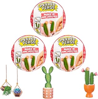 MGA's Miniverse Make It Mini Lifestyle Series 1 Nursery Pack Bundle (3 Pack) Mini Collectibles, Mystery Blind Packaging, DIY, Resin Play, Replica Items, Collectors, 8+