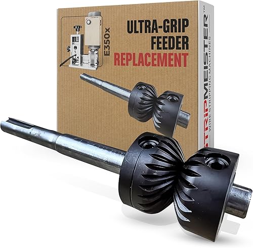 StripMeister Reemplazo del alimentador de agarre ultra E350x - Reemplazo del conjunto del alimentador y del eje para la máquina pelacables E350x de