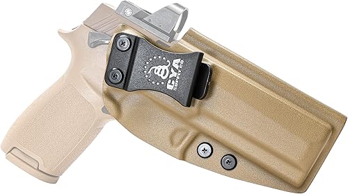 Miniatura 10 de CYA Supply Co. Funda para llevar armas dentro del cinturón, Base Optics Ready (Flat Dark Earth) Portador Oculto en la Pretina, IWB, Compañía