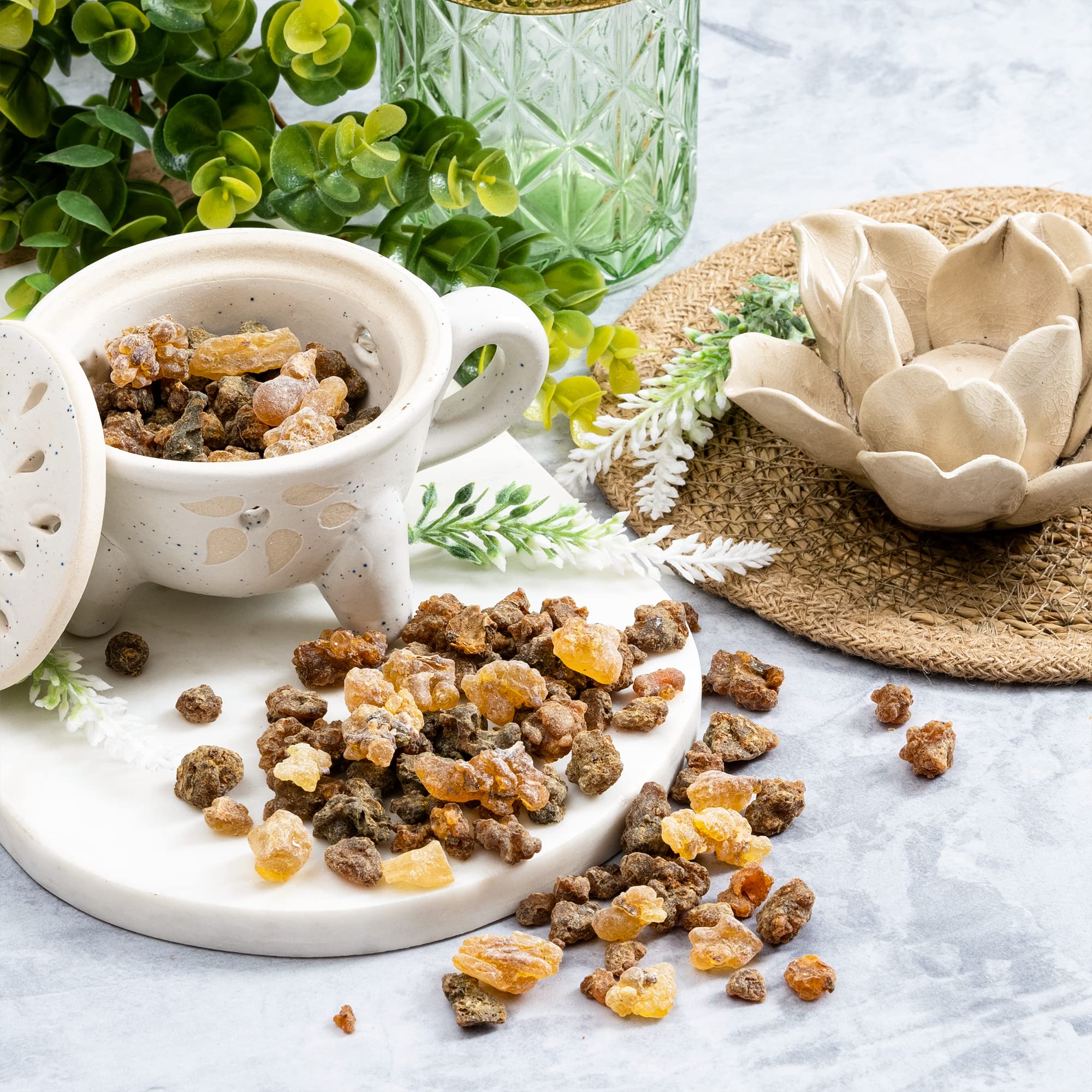 Frankincense and Myrrh Resin by Igneous Products - 4 oz (113.4 Grams) | Biblical Sacred Incense, Gifted to Baby Jesus by the Three Wise Men - 2024 Harvest, Pure Frankincense - Incienso puro de iglesia