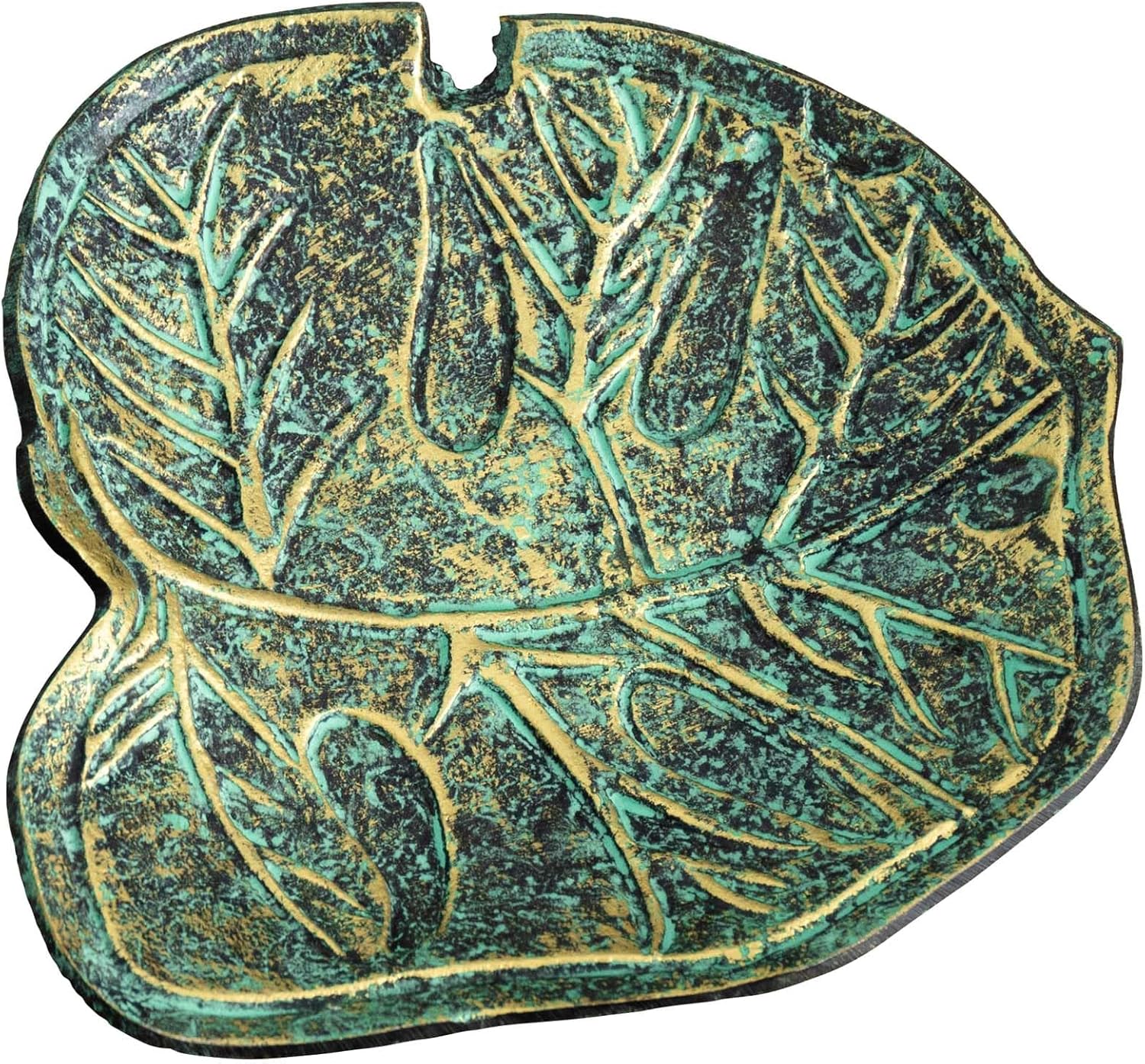 Nearly Natural 10in. Leaf Shaped Decorative Accent Tray