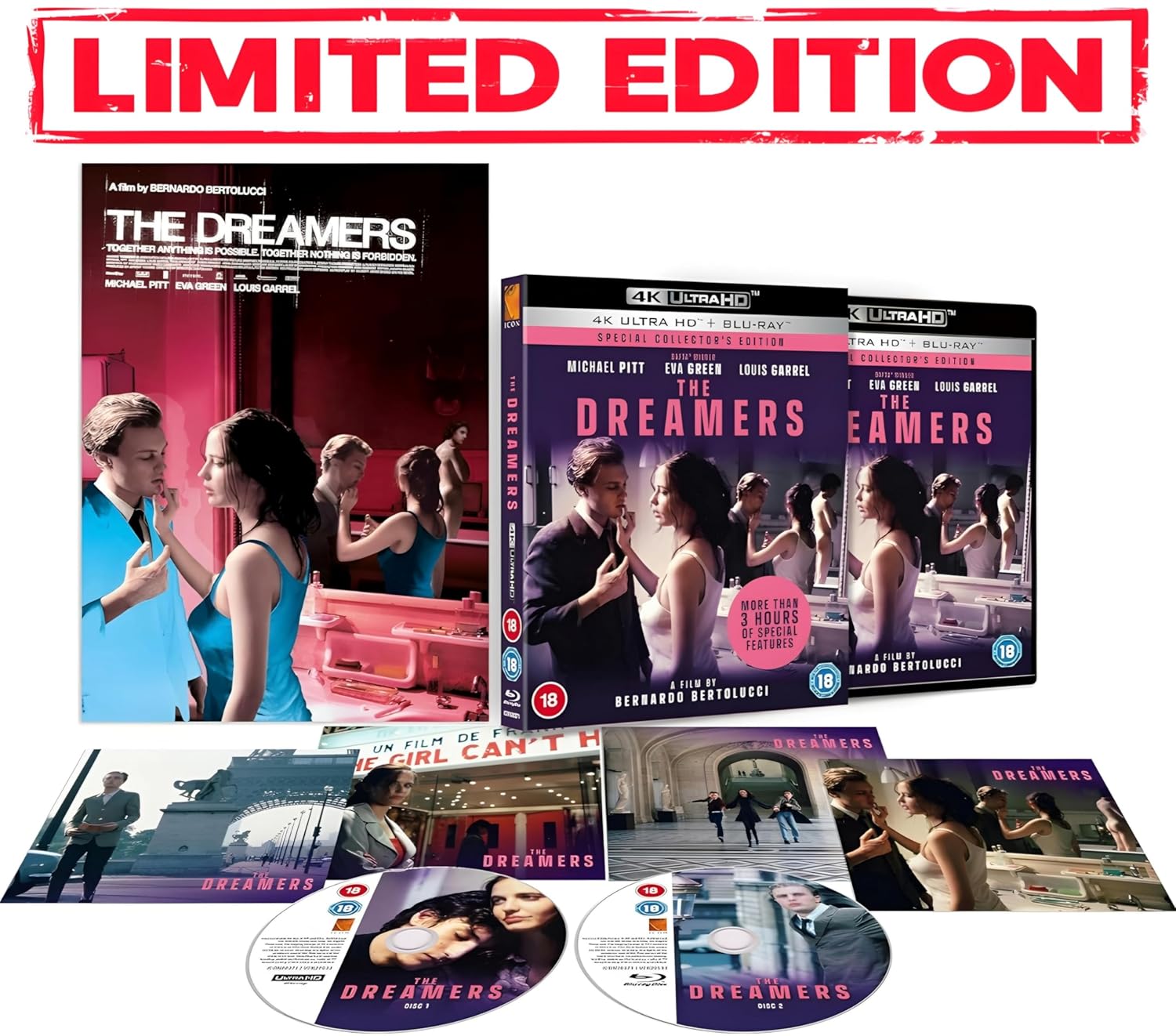 The Dreamers (Special Collector's Edition, Limited Edition) [4K UHD + Blu-ray] [Region Free]