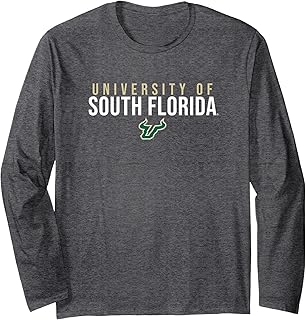 University of South Florida USF Bulls Stacked Long Sleeve T-Shirt