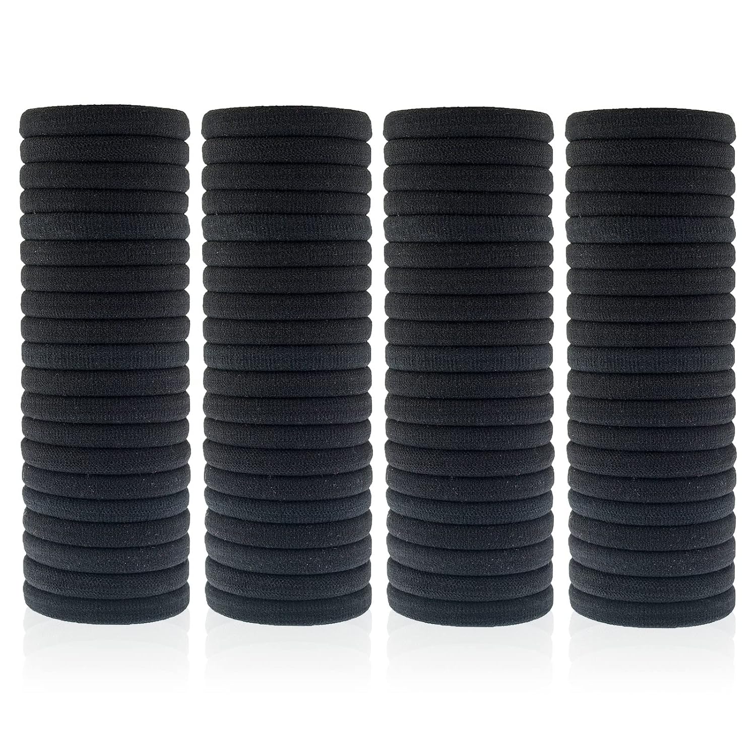 Seamless Hair Ties for Thick Hair - 100 Pack
