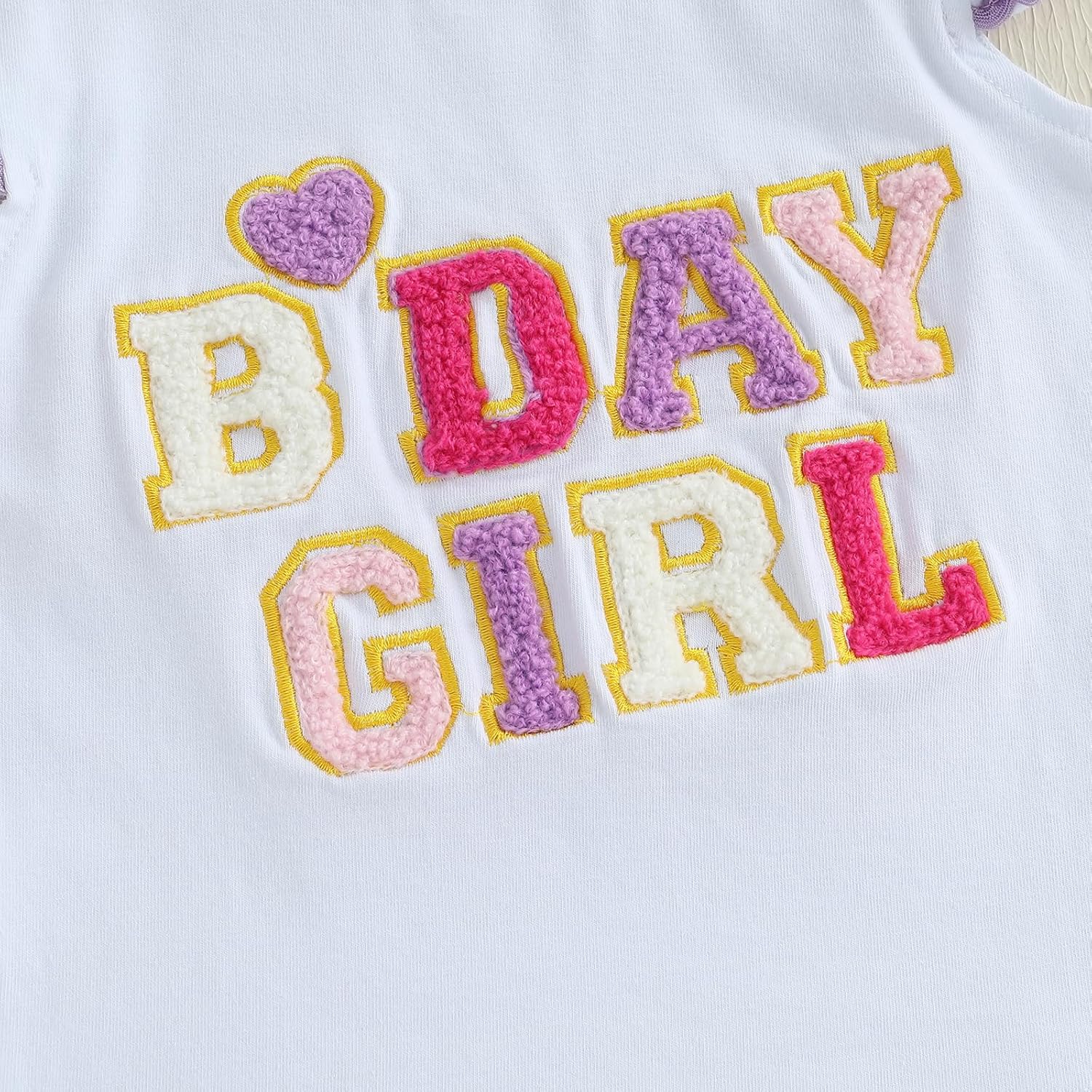 Kayotuas Toddler Baby Girl Birthday Outfit Birthday Girl Shirt Ruffle Gingham Shorts Cute Summer Clothes Cake Smash Outfits - Image 7