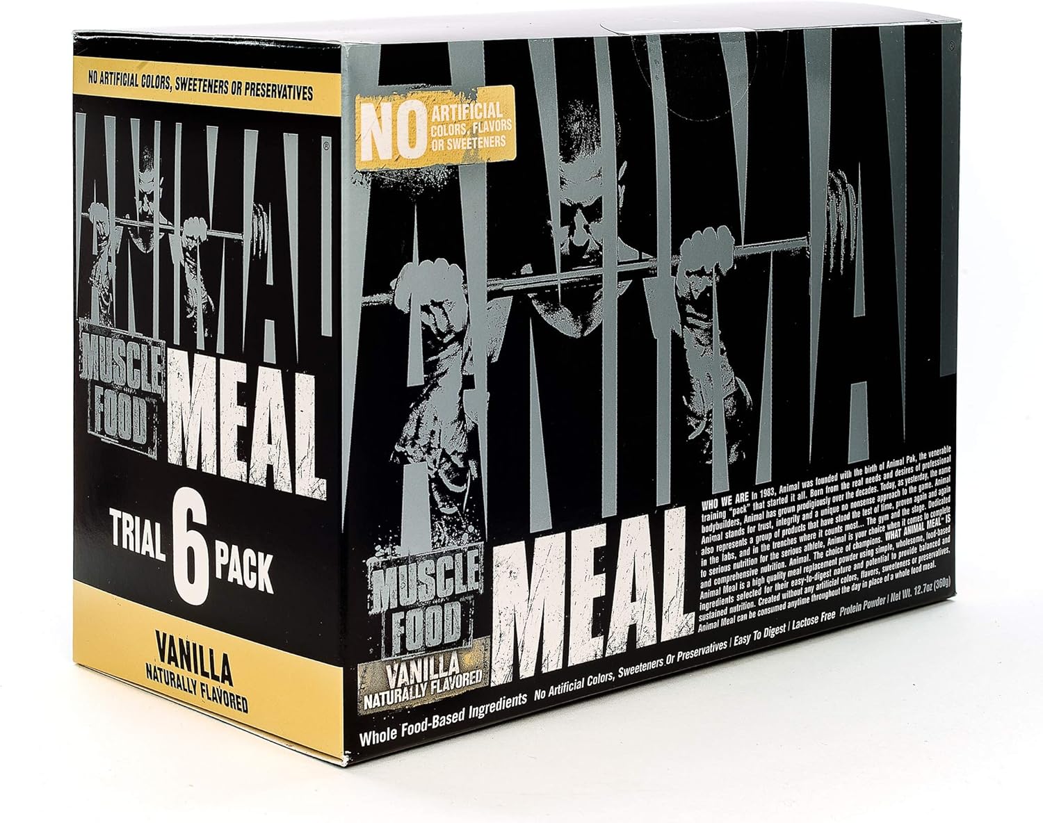 Animal Meal - All Natural High Calorie Meal Shake - Egg Whites, Beef Protein, Pea Protein, Chocolate, 5 Pound (3930): Health & Personal Care