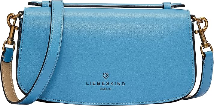 Liebeskind Berlin, Crossbody S Women, Small HxBxT 15 cm x 23.5 cm x 6.5 cm, Horizon Blue., Small HxBxT 15cm x 23.5cm x 6.5cm