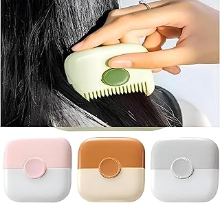 مشط لقص الشعر 2 في 1 لتصفيف الشعر في المنزل بدون مجهود، مناسب لجميع الأعمار، آمن وسهل الاستخدام، للتخلص من الأطراف المتقصفة بسهولة، متعدد الألوان