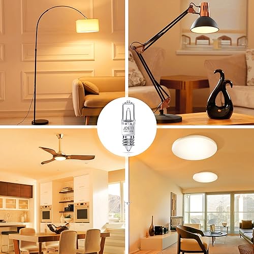 Miniatura 7 de Bombillas halógenas G8, bombilla de xenón con base bipin G8 de 20 W, 120 V, 20 W, T4 JCD, 2800 K, blanco cálido, reemplazos de iluminación para