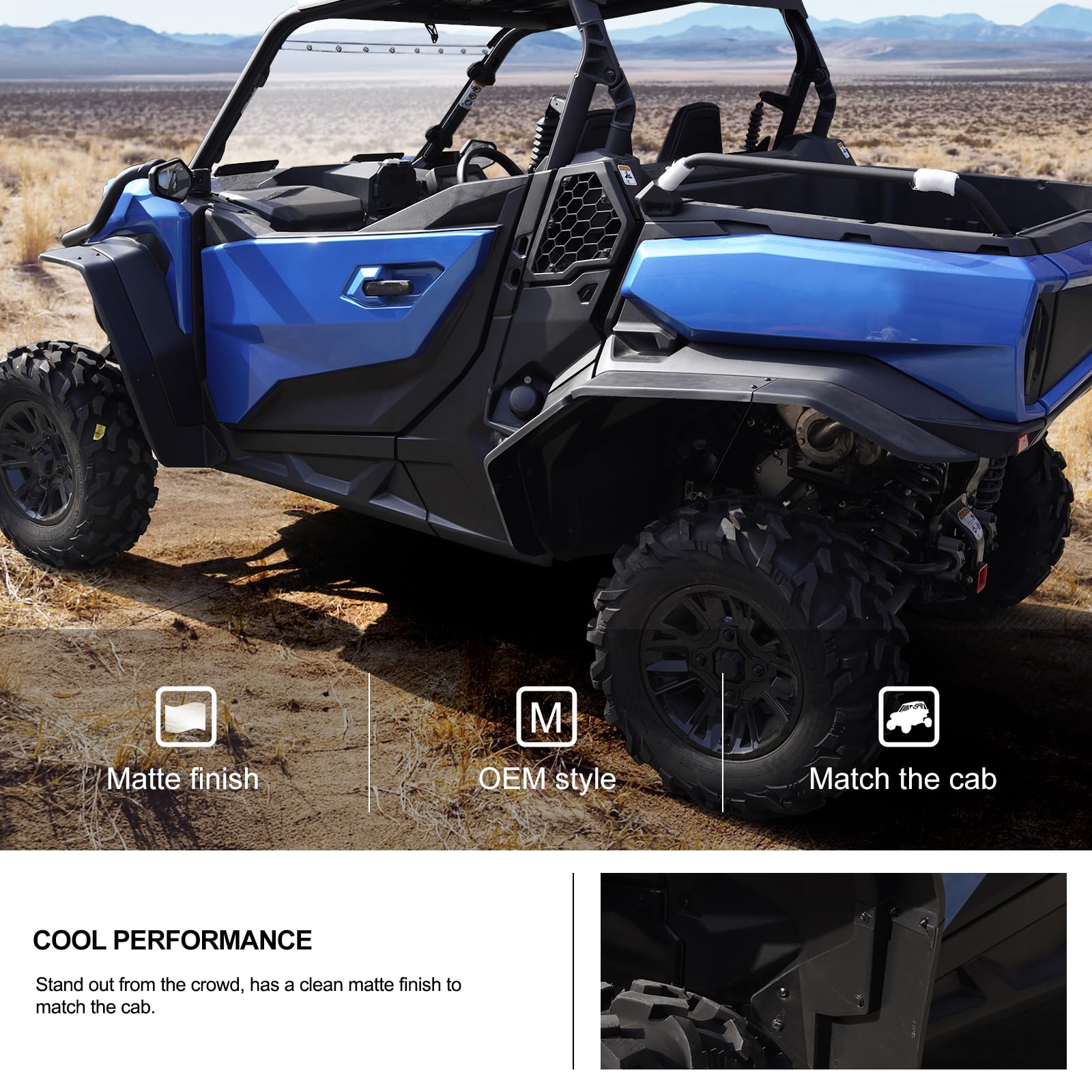 KIWI MASTER Full Coverage Fender Flares for 2021-2026 Can-Am