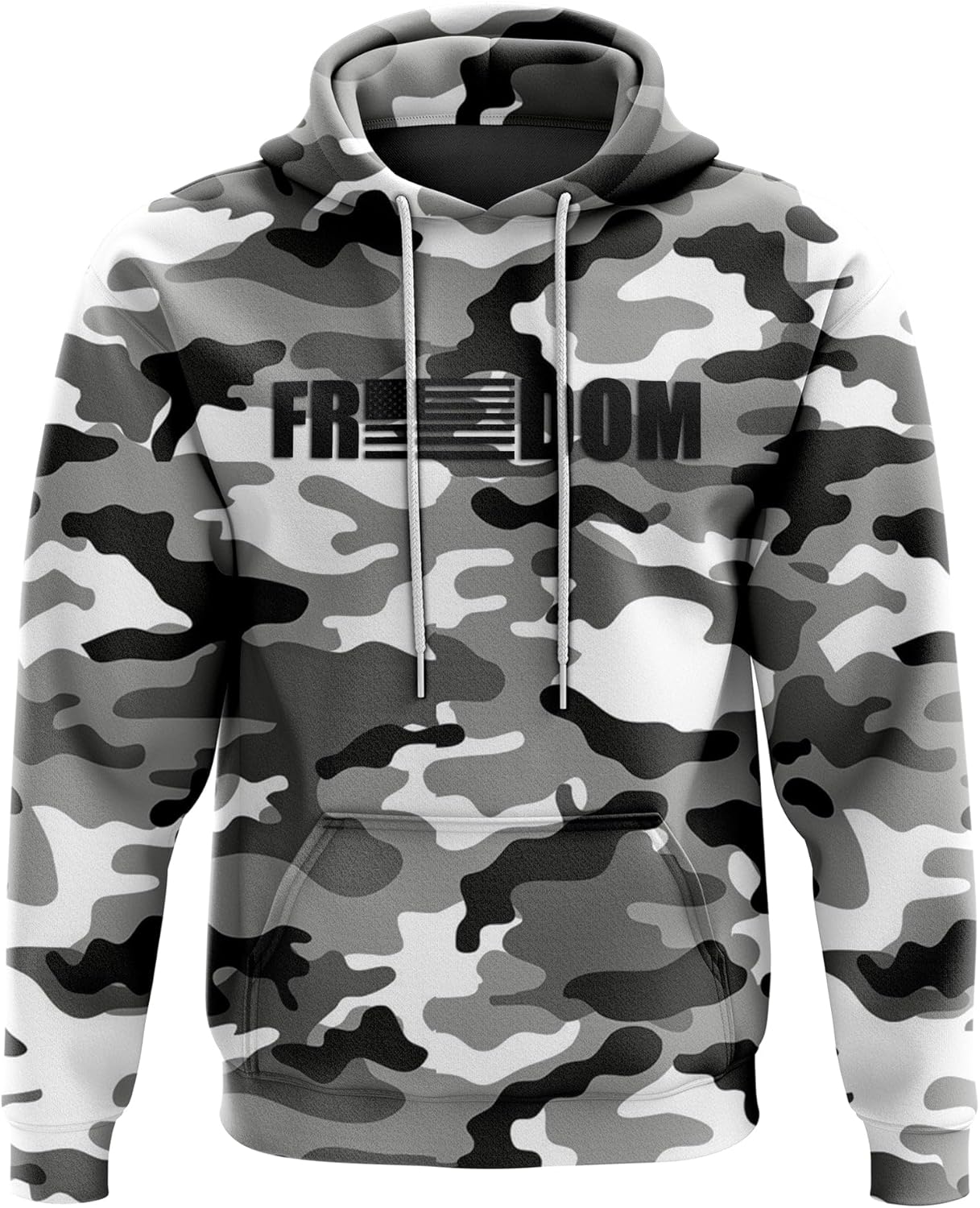 Tactical Pro Supply Patriotic Camo Flag Heavyweight Hoodies for Men and Women