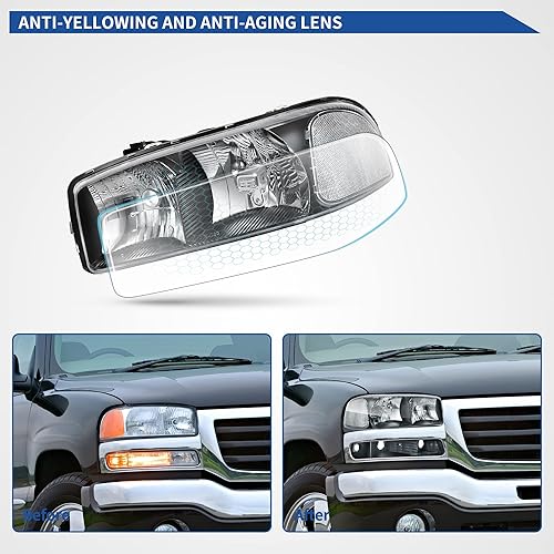 Miniatura 374 de oEdRo Faros delanteros compatibles con Ford F150 / 06-08 Lincoln Mark LT Pickup 2004, 2005, 2006, 2007, 2008, Ford F150 / 06-08 Lincoln Mark LT OE